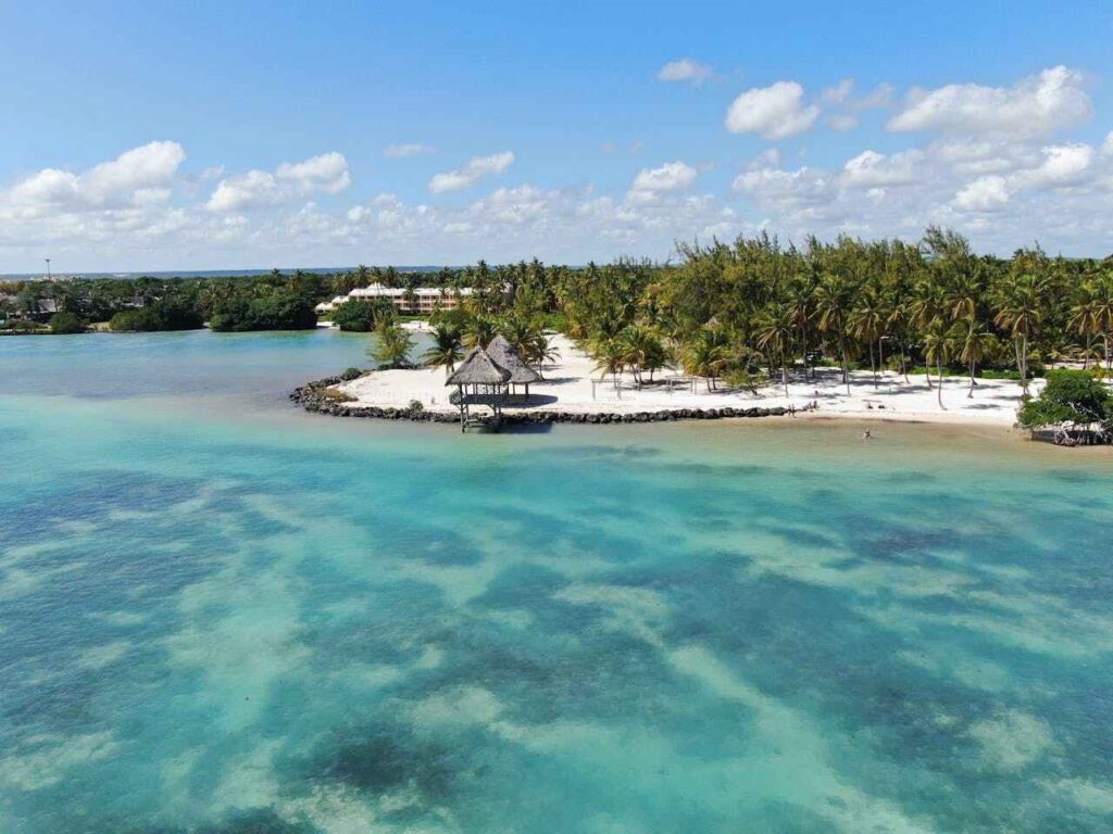Plage tropicale île Maurice