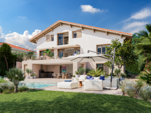 Villa Harria - Façade Piscine Resultat